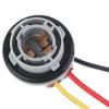 2Pcs 1157 Lampenfassung BAY15D Lampe Halter Basis Stecker Draht Auto Bremslicht Lampe Stecker Bremslicht Halter
