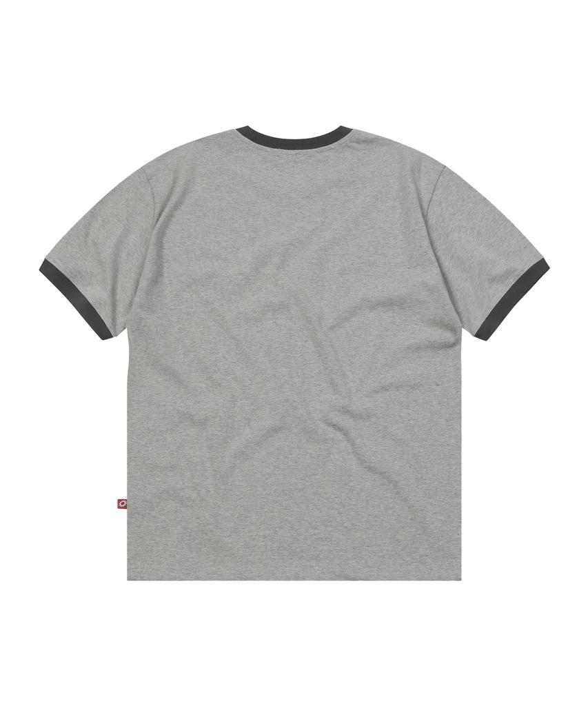 S'EST Miss You Ringer T-Shirts Gray