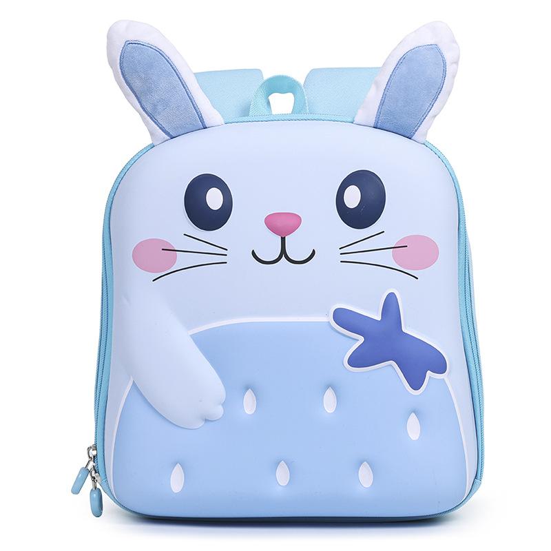 School Bag Baby Backpack Cartoon Three-dimensional Bear Girl Children's Bag Casual Outside Play Snack Bag