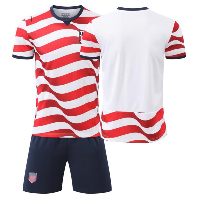 

U.S. Team Football Uniform Set Home Away World Jersey No. 10 Adult Children Factory 16