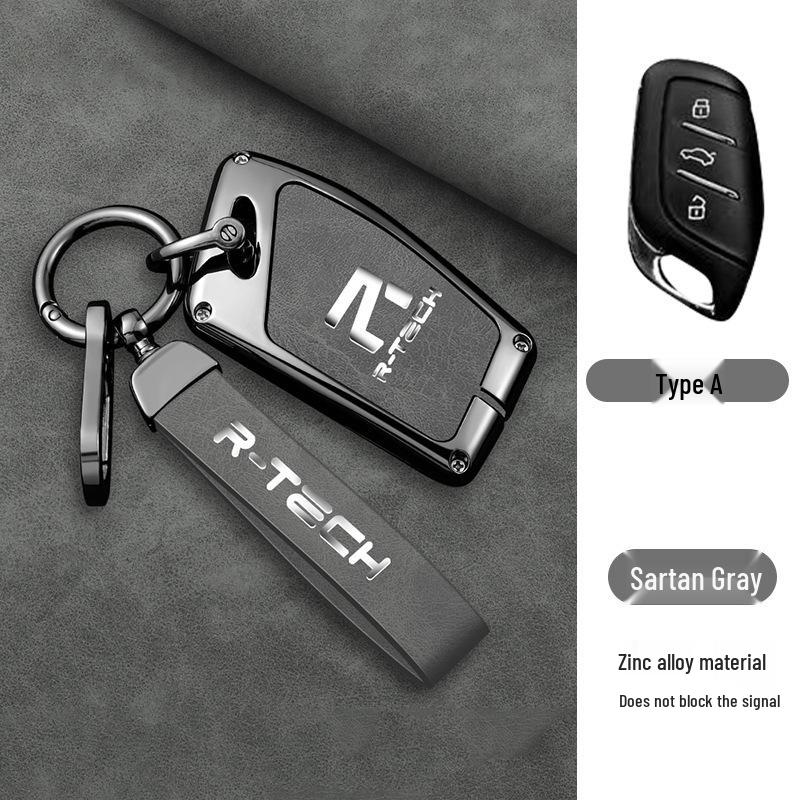 Roewe R7/F7 2023 Premium Schlüsselhülle - Fernbedienungsschale & Schnalle für 22 Modell