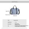 New Casual Tote Large Capacity Shoulder Bag Nylon Waterproof Canvas Handbag Simple Fashion Messenger Bags For Schoolgirl