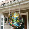 Sonnenlicht wirft Schatten Spielzeug Acryl Puzzle Suncatcher Bunt Buntglasstil Sonnensammler Handgefertigtes Sammler-Set DIY Puzzles Fenster