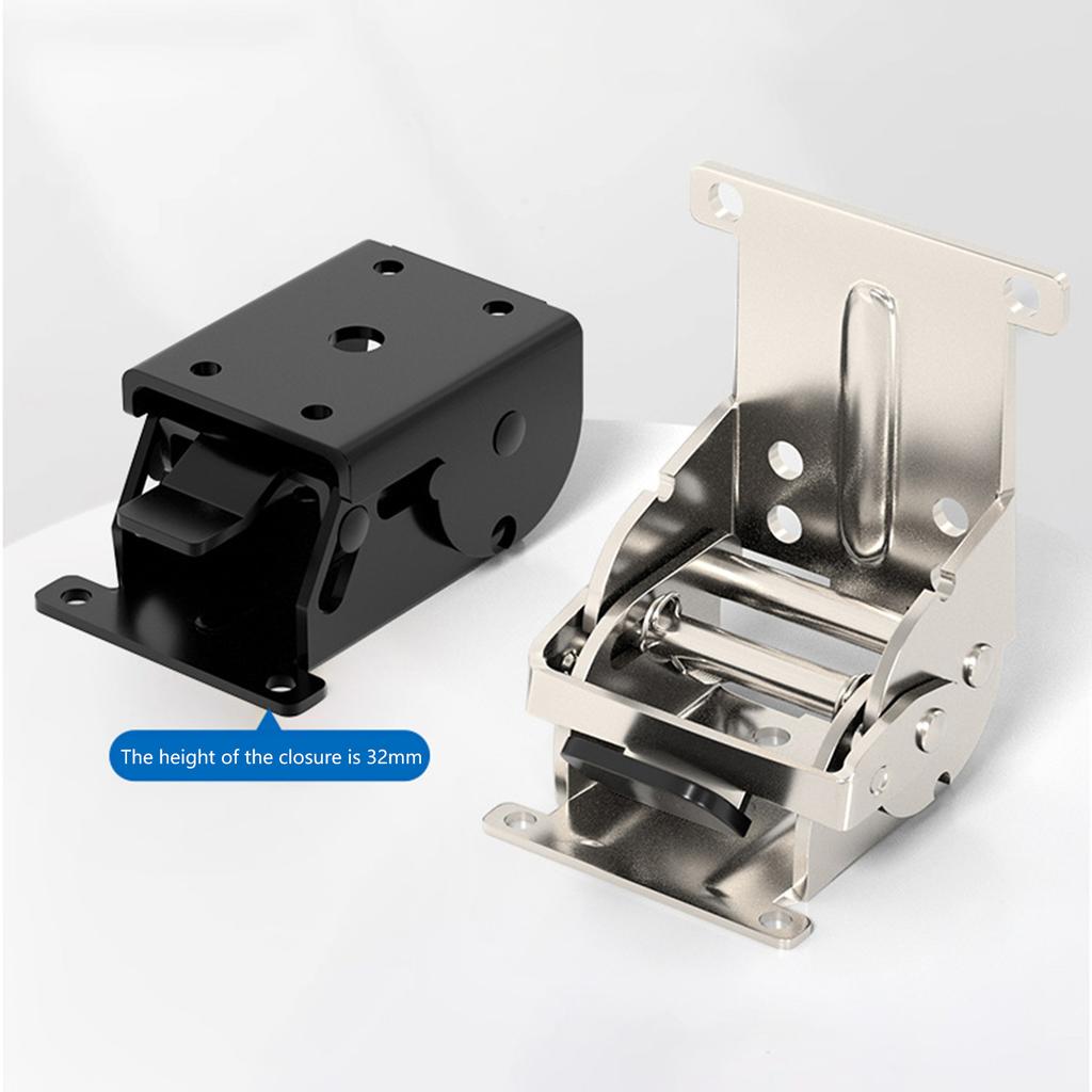 Upgrades Locking Folding Hinges 90 Degree Foldable Support Shelf Brackets for Table Bed Legs & Workbench Expansion