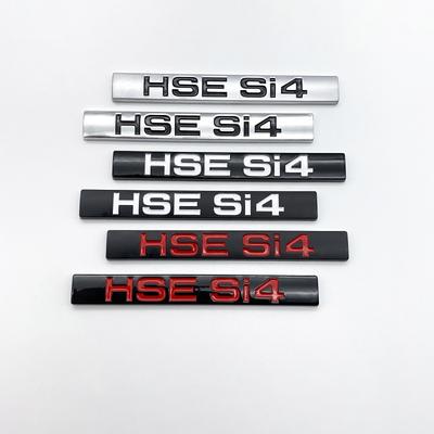 3D ABS Letters HSE Si4 Edition Emblem for Range Rover Car Trunk Badge Logo Sticker Chrome Silver Black Red