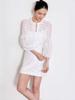 2026 Spring French Court-Style Embroidered Women's Lace Puff Sleeve Top