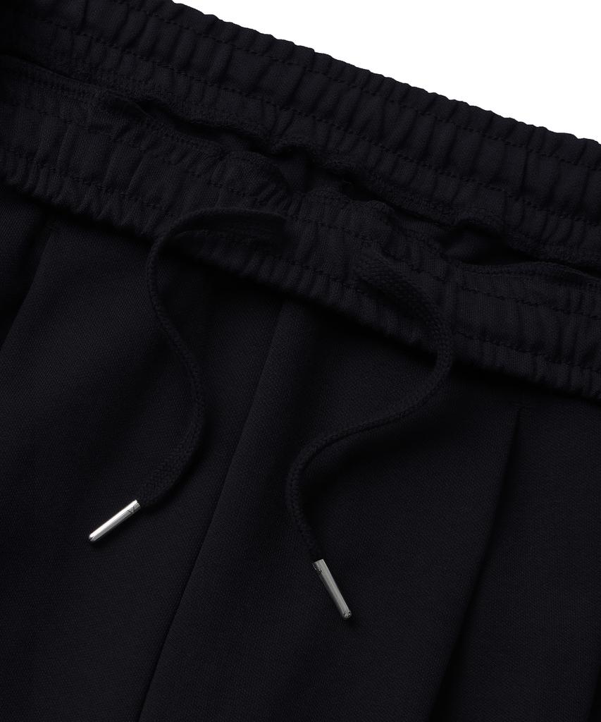 MUSINSA STANDARD WOMAN Women'S Double Knit Two-Tuck Wide Lounge Sweatpants [Black]