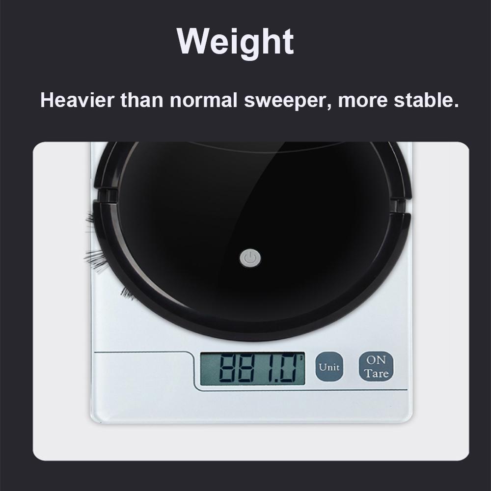 3-in-1 Smart Auto Sweeping Robot Vacuum Cleaner 100min Rechargeable Strong Suction Flexible Move Driving Floor Mopping Run