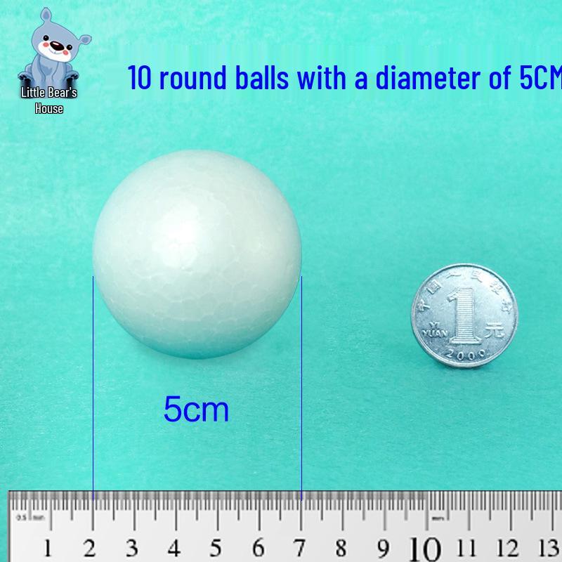 Solid White Styrofoam Balls for Wedding and Festival Decorations - DIY Round Foam Balls