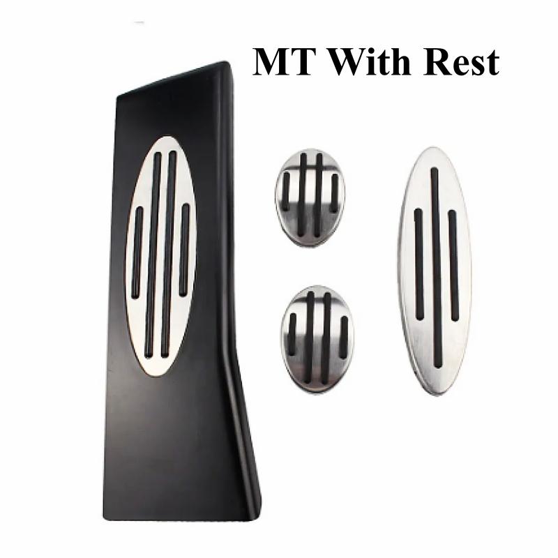 

Автомобильные педали газового тормоза, педаль сцепления для MINI Cooper One Hatch Hardtop Countryman JCW R56 R60 R61 F54 F55 F56, аксессуары MT With Rest