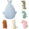 196in314in Animal Cute Plush Toy Soft Stuffed Bear Whale Pillow Gift Kids
