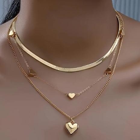 

European and American hot-selling multi-layer necklace versatile five-pointed star circle butterfly love pearl necklace set