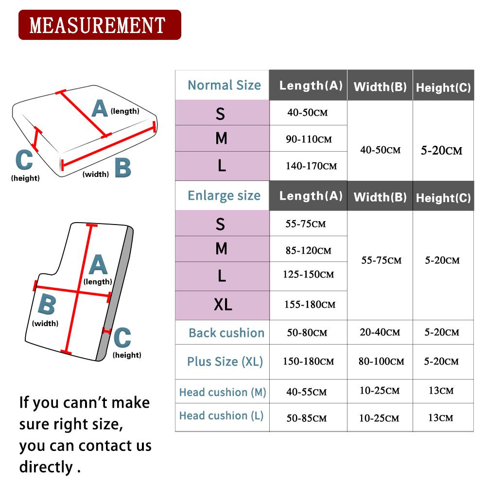 Stretch Seat  Cover Sofa Cushion Furniture Protector For Sofa Thick Seat Cushion Washable Slipcover Sofa Cover For Living Room