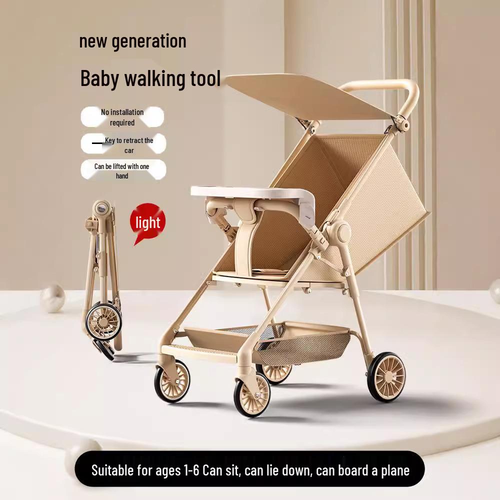 Ultraleichter tragbarer Reisebuggy für Kinder - Faltbar, kompakt, kostenloser Versand