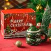 Christmas Gift Mug High End Sense Christmas Cup Ceramics Gift for Girls' Companions and Small Gifts for Employees and Customers