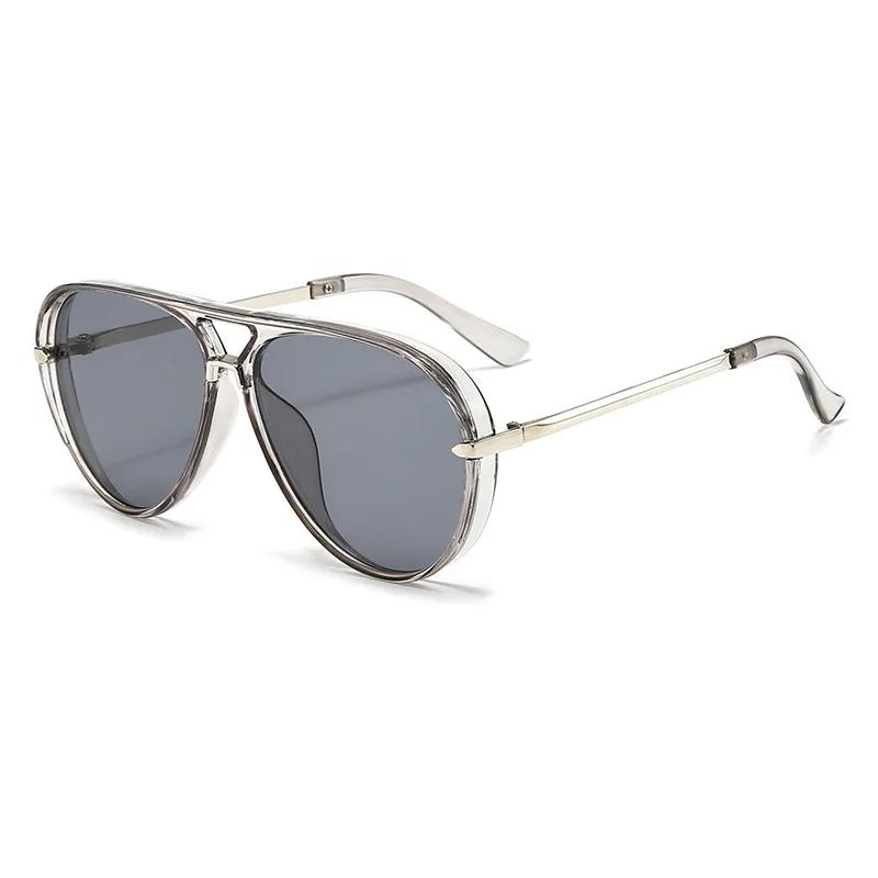 Fashion Sunglasses Sun Visors Multifunctional Large Frame Glasses Retro Fluorescent Green Sunglasses UV Resistant Glasses