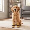 4PCS Soft Dog Anti-slip Socks Elastic Pet Floor Socks Practical Pet Foot Cover  Indoor Use