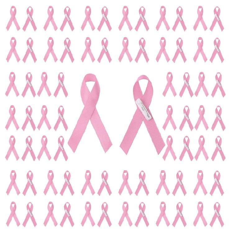 200 Pack Pink Ribbon Pins Health Awareness Pins Brooch Lapel Pin Ribbon Corsage
