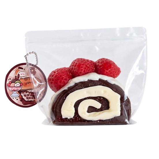 

Simulated Strawberry Cake Squeeze Toy Dessert Shape Sensory Pinch Fidget Toy Focus Work Study Stress Relief Hand Relaxation Toy A