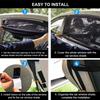 Upgraded Zipper Style Car Mosquito Curtain & Sunshade - Ventilated and Breathable