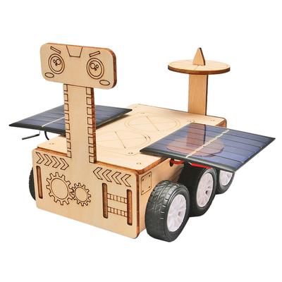 Modelo Aeroespacial Veículo de Exploração Solar Lunar Crianças Diy Modelo Montado à Mão Diy Quebra-Cabeça de Madeira 3D Brinquedos de Educação Científica