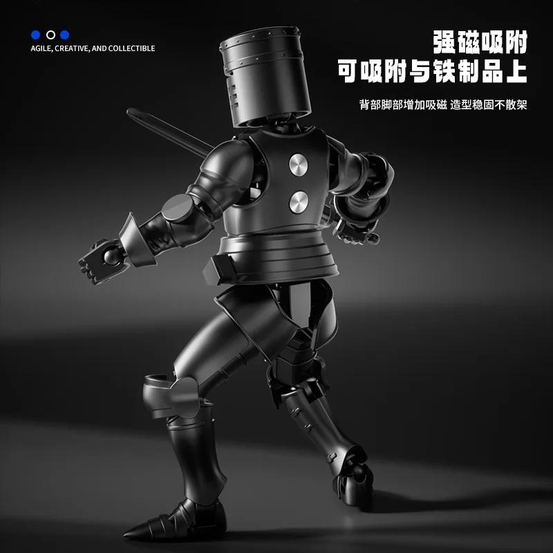 New Knight Lucky Doll 13 Joints Building Blocks Movable 3D Printed Doll Toy 3Rd Generation Dummy Diy Decompression