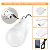 LED Solar Light Bulb Portable Garden Lamp Outdoor Waterproof Lighting for Indoor Home Camping Emergency