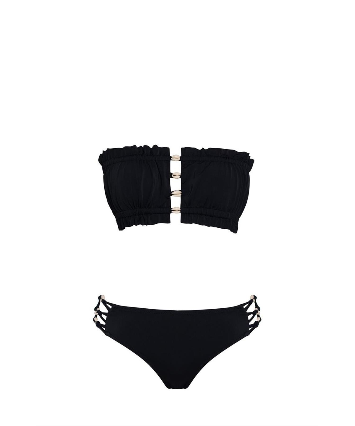 

Комплект бикини со складками