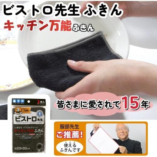 Sanberm Bistro Sensei Kitchen All-Purpose Dishcloths, 2 Dishcloths Per Pack, 5 Bags (K32912)