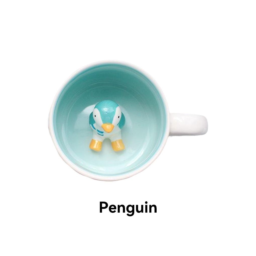 Keramický hrnek Roztomilé zvířátko Hrnky na vodu Čajové Snídaňové hrnky Krásná láhev Novinka Dárky Hrnek Kreslený Mléko Domov Dárek