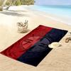 Fcsb steaua Telo da Spiaggia Stampato, Asciugamano Grande Morbido Asciugatura Rapida per Spiaggia Campeggio Nuoto