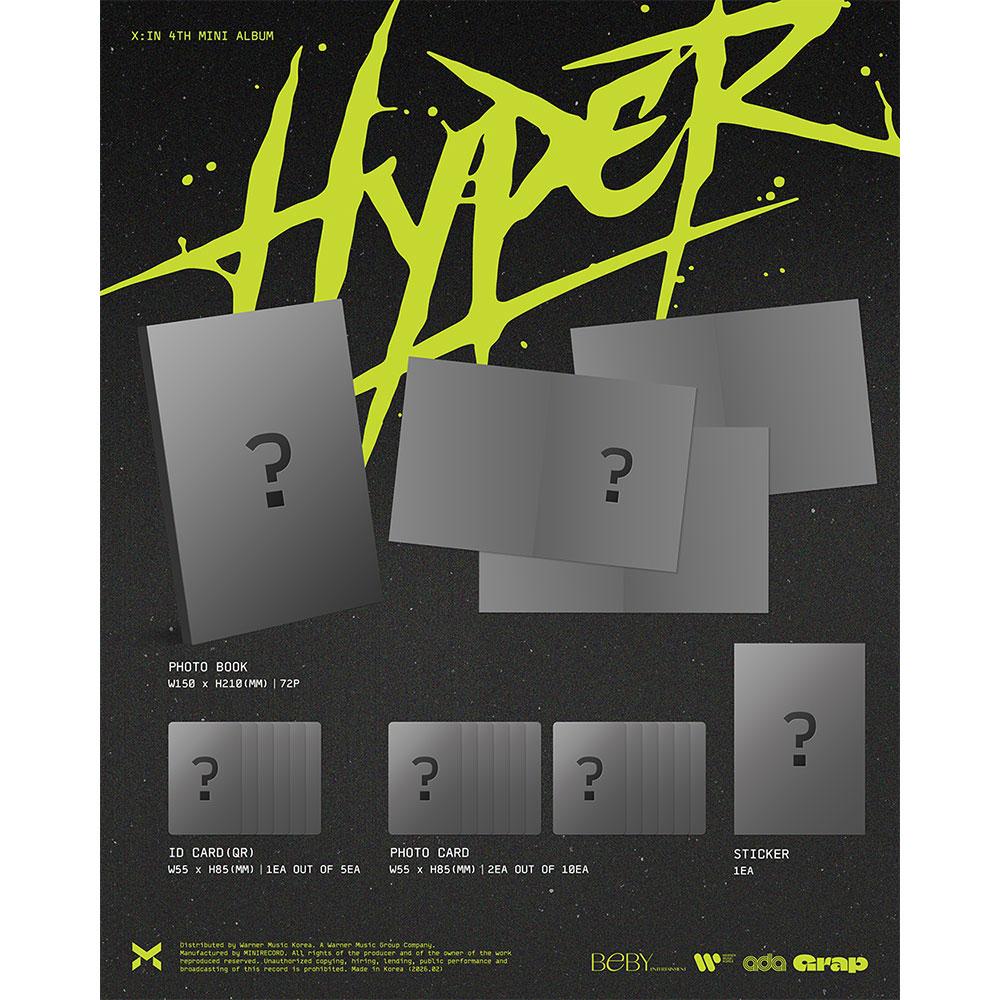 [pre-order] X:IN HET 4E MINI-ALBUM - Hyper
