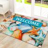 2D Flat-1pc Colorful Doorway Floor Mats , Suitable for entrance, kitchen, living room, rectangular carpet decoration.