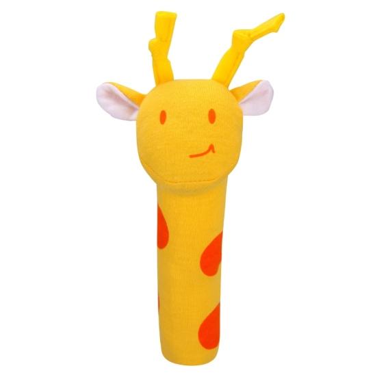 Baby Niedlichen Cartoon Form Weiche Hand Rassel mit Sound Greif Spielzeug Wiege Ornament