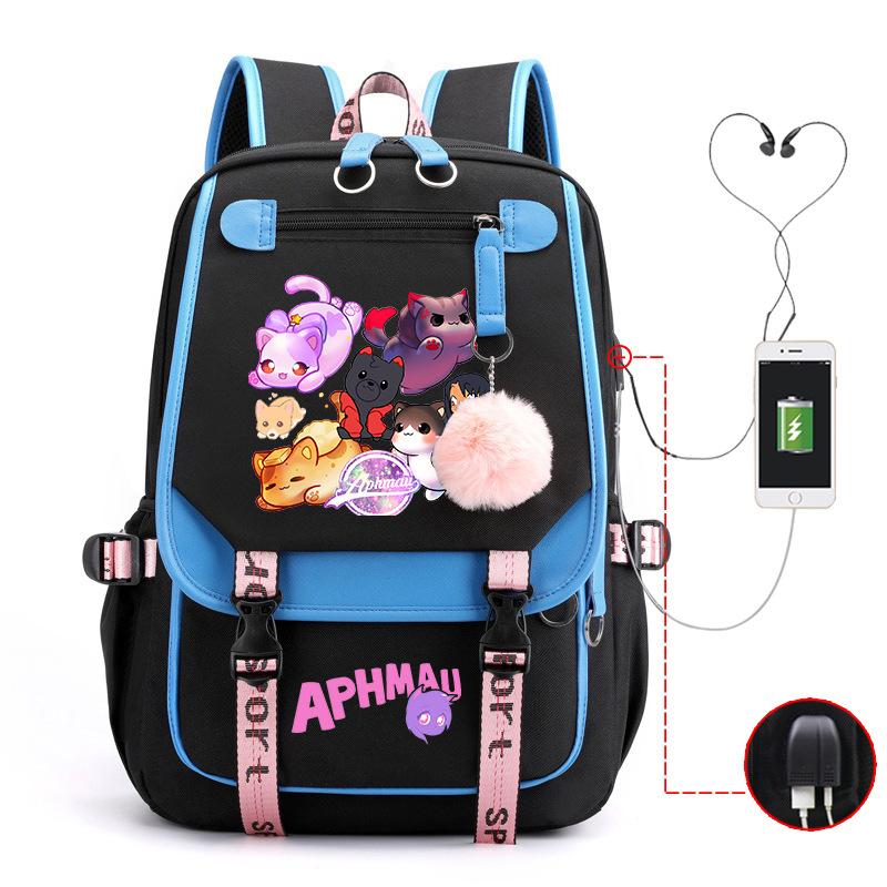Cute Cartoon Junior High School Student Schoolbag Female Lightweight Large-Capacity Student Backpack