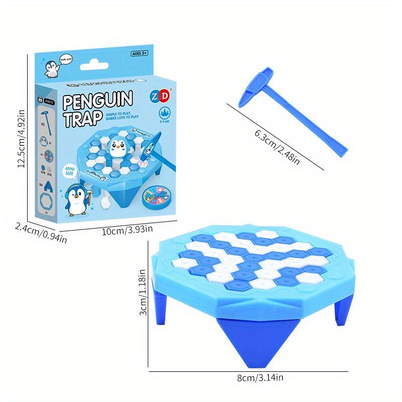 Ice Breaker Game Save Penguin On Ice Block Family Funny Game Penguin Trap Activate Game Children s Day Gifts синий