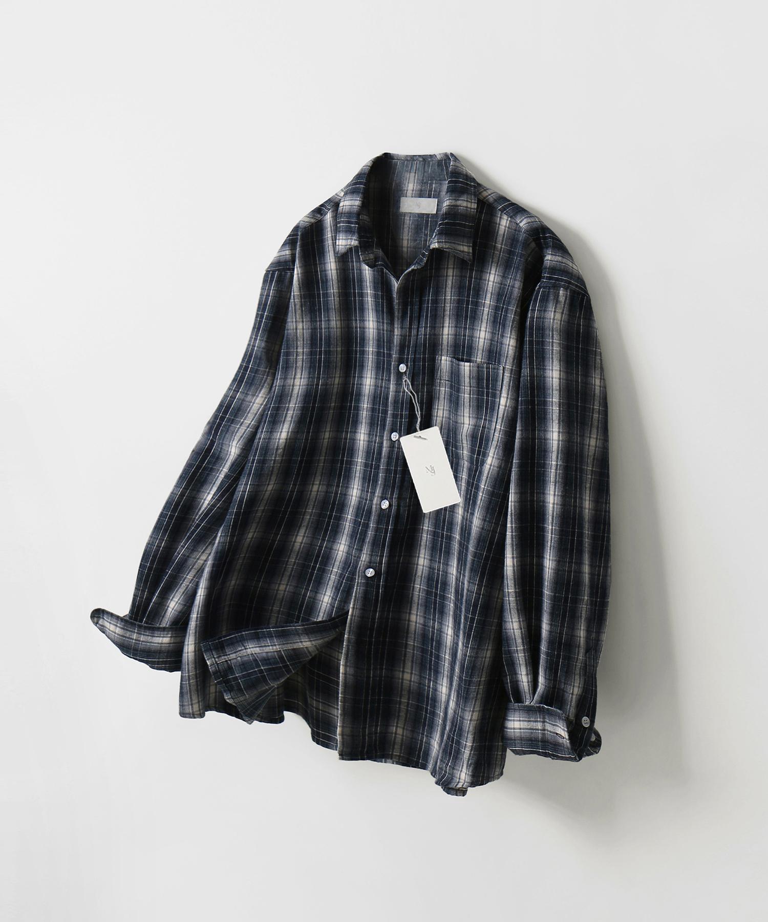 Mood Inside Paul Plaid Check Shirt_Blue M