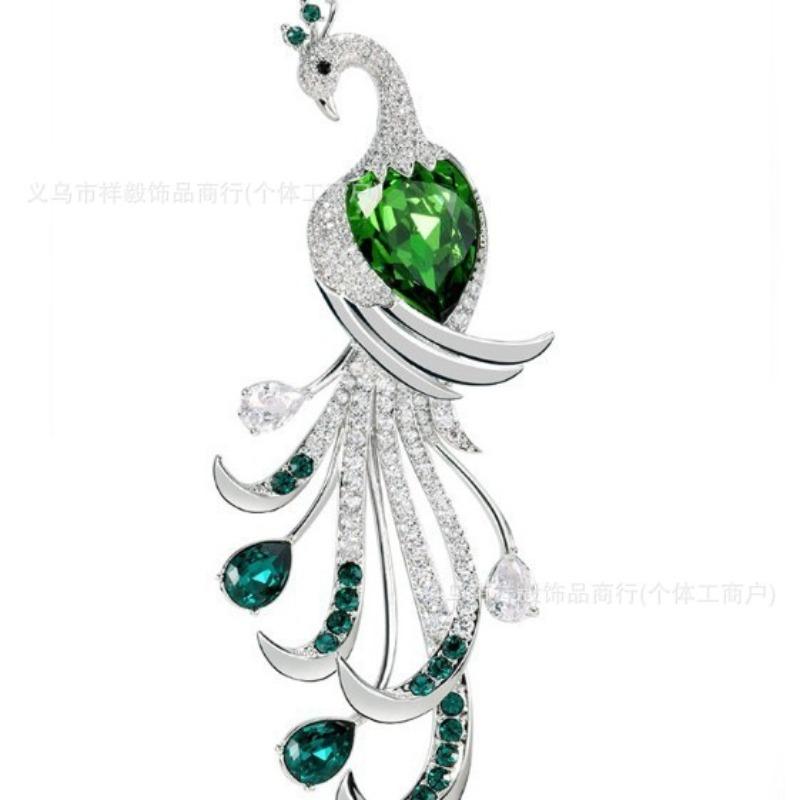 New Alloy Brooch High-end Niche Women's Peony High-end Pin Coat Suit High-end Versatile Brooch