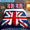 British Flag Artwork 3PCS Bedding set,Ideal for 1pc Duvet Cover And 2pcs Pillowcases Perfect for Fan gift,Ideal for Bedroom, Dormitory