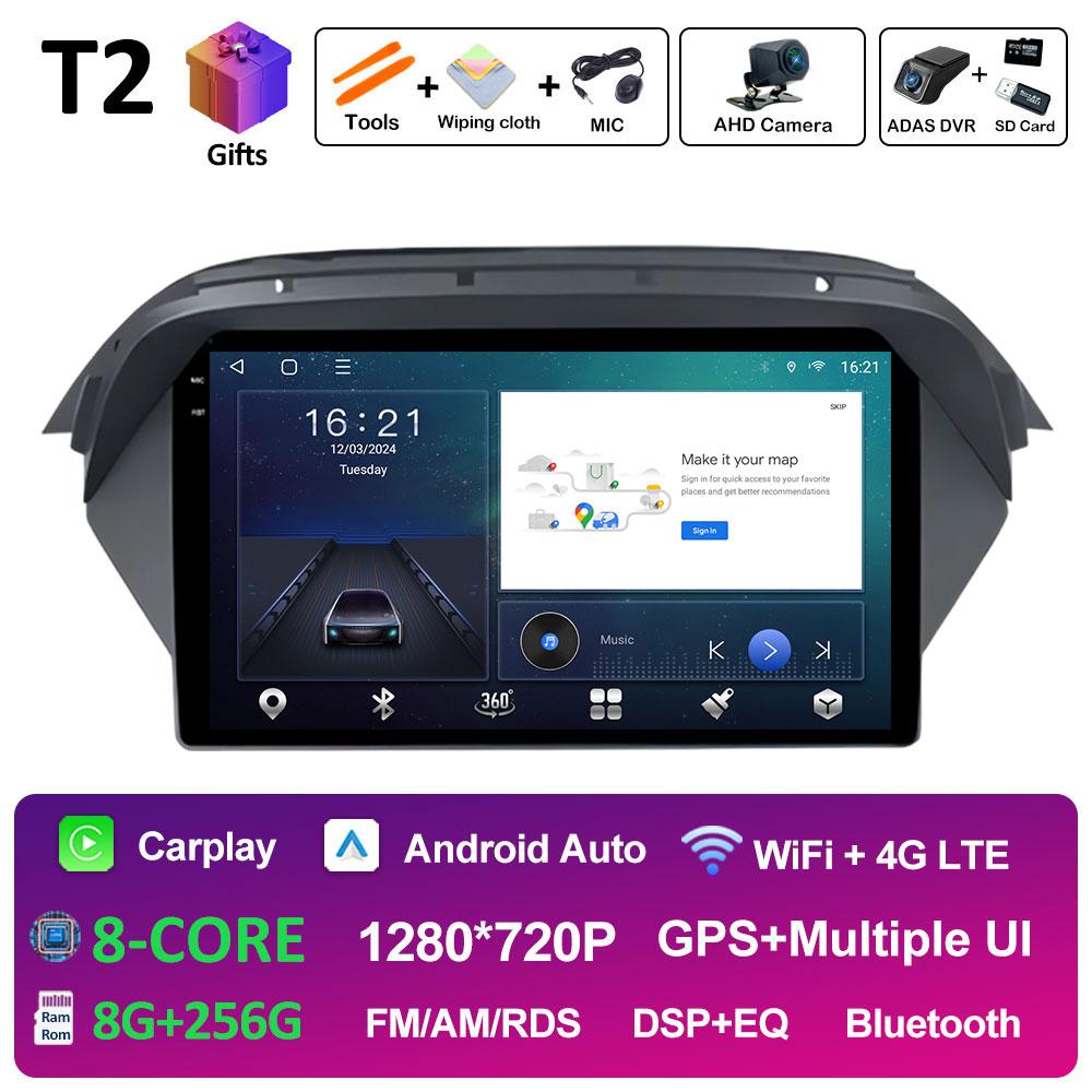Wireless Carplay Android Auto For Honda Acura MDX 2007 2008 2009 2010 - 2013 Car Multimedia Video Radio Player Cooling Fan WIFI
