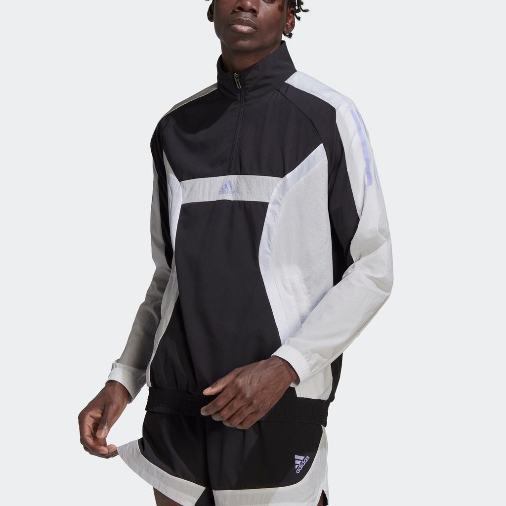 Adidas Aeroready Training 14 Fashionable Simple Versatile Long Sleeve Jacket Men Jacket Black Symbol-Grey HS8799