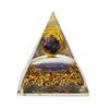 Med Orgonite Pyramids 7x6cm – Wrapped Amethyst – Copper Chips