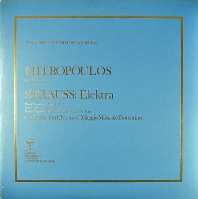 LP Record DIMITRI MITROPOULOS CONDUCTS RICHAR  Elektra THS6504041 Turnabout 1975 US Classical Used