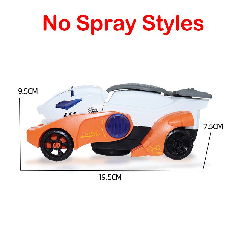 

Детские электрические игрушки Трансформационный спрей Механический кролик Спортивная машина Мальчик Универсальный руль Вождение Крутая флеш музыкальная игрушечная машина