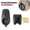 Car Wall Mount Charging Cable Organizer Connector Bracket Charger Holder with Chassis Bracket Charger For Tesla Model 3 Y