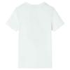 T-shirt pour enfants avec manches courtes écru 92/104/116/128/140