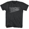 Back To The Future Movie Logo Michael J Fox Christopher Lloyd Men's T Shirt   Unisex T-Shirt