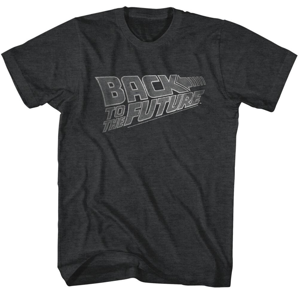 Back To The Future Movie Logo Michael J Fox Christopher Lloyd Men s T Shirt   Unisex T-Shirt S