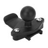 Dashboard GPS Back Mount Anti Shake Handheld GPS Clip Holder with 1 Inch Ball Head for Motorcycle Off Road Car
