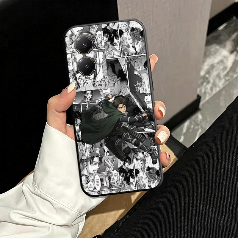 A-Attack On T-Titan Anime Soft Phone Case for Xiaomi Poco X5 X6 X7 X8 Pro Max X3 F7 F8 Ultra M8 M7 M6 M5 Redmi 15 15C 14C 13C 12